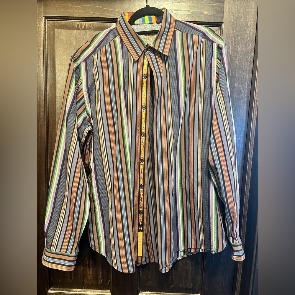 ❌SOLD❌ 
Robert Graham Contrast Long Sleeve Button Shirt
